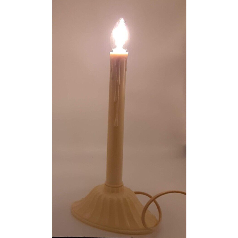 Vntg Window Drip Candle Single Light Works - Picture 1 of 8